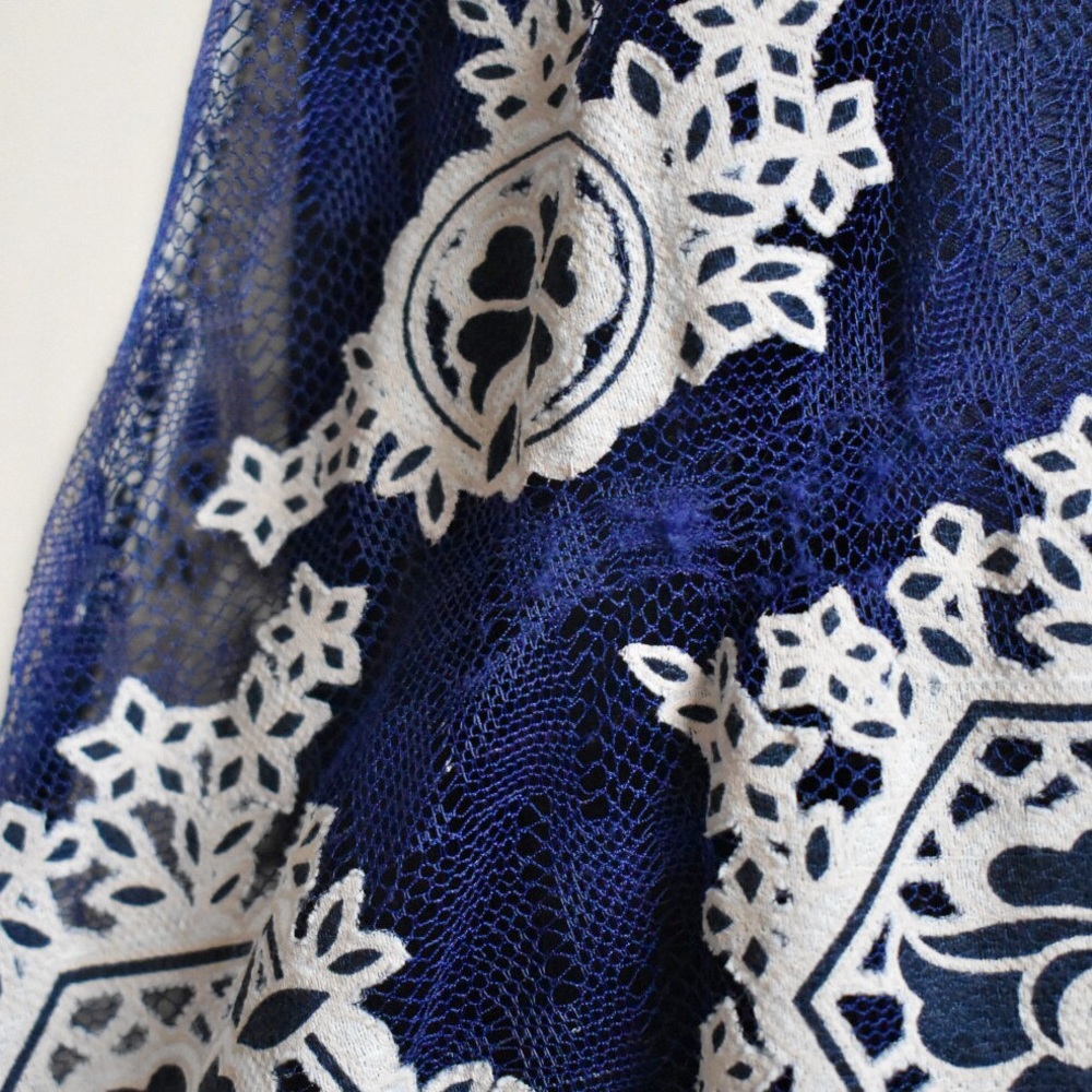 Altar’d State Blue Lace Overlay Dress - Picture 7 of 8